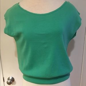 Open back sweatshirt